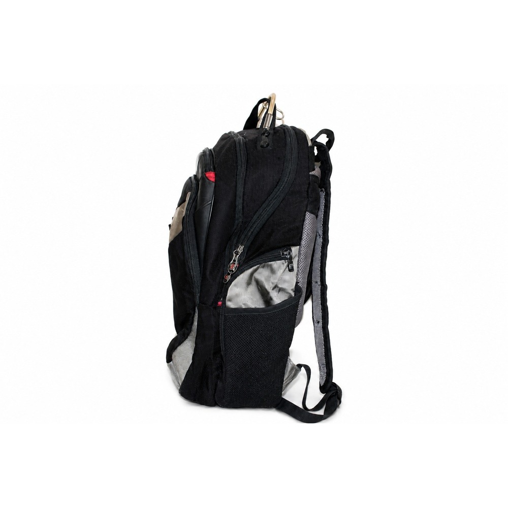 Wenger Swiss Gear Pegasus 17" Laptop Computer Backpack Black/Gray - Picture 3 of 7